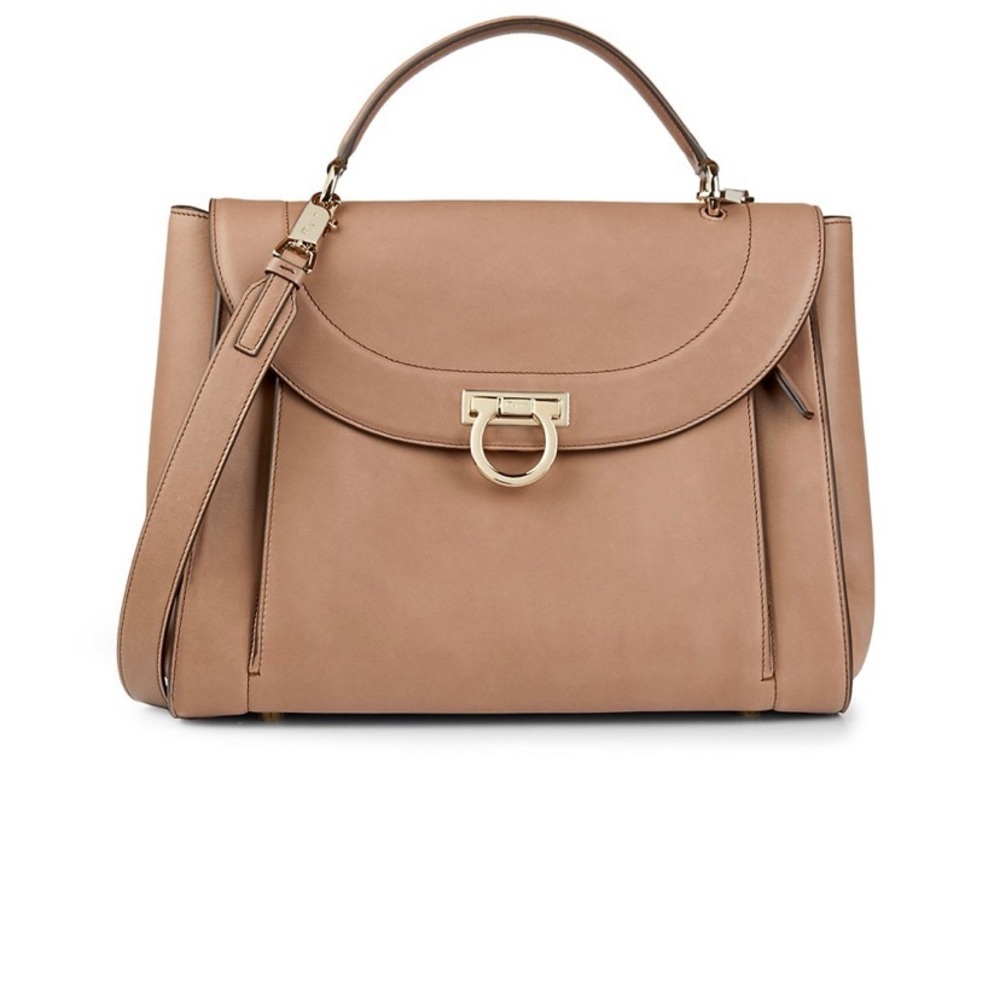 NWT Salvatore Ferragamo: Leather Top Handle